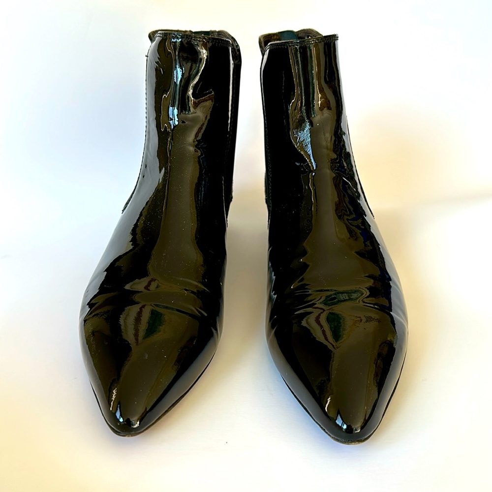 Attilio Giusti Leombruni AGL Patent Leather ankle boots